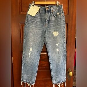 Madewell Classic Straight Distressed Jean 29”